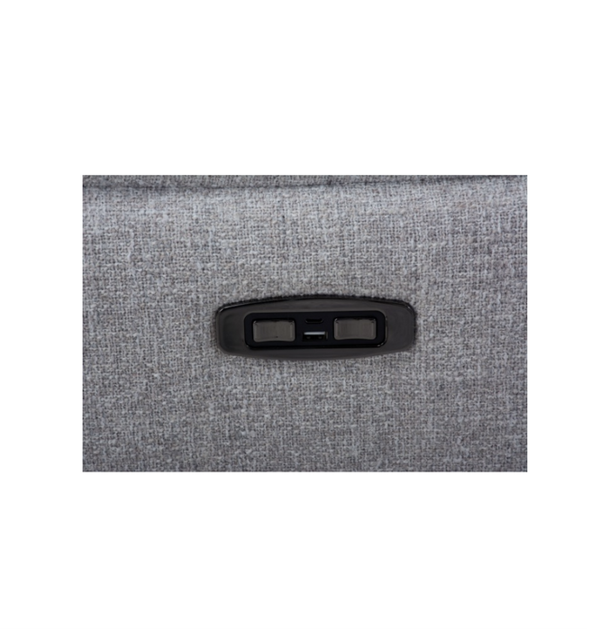 Rosehill Theatre with 4x Electric Recliners in Fabric Grey