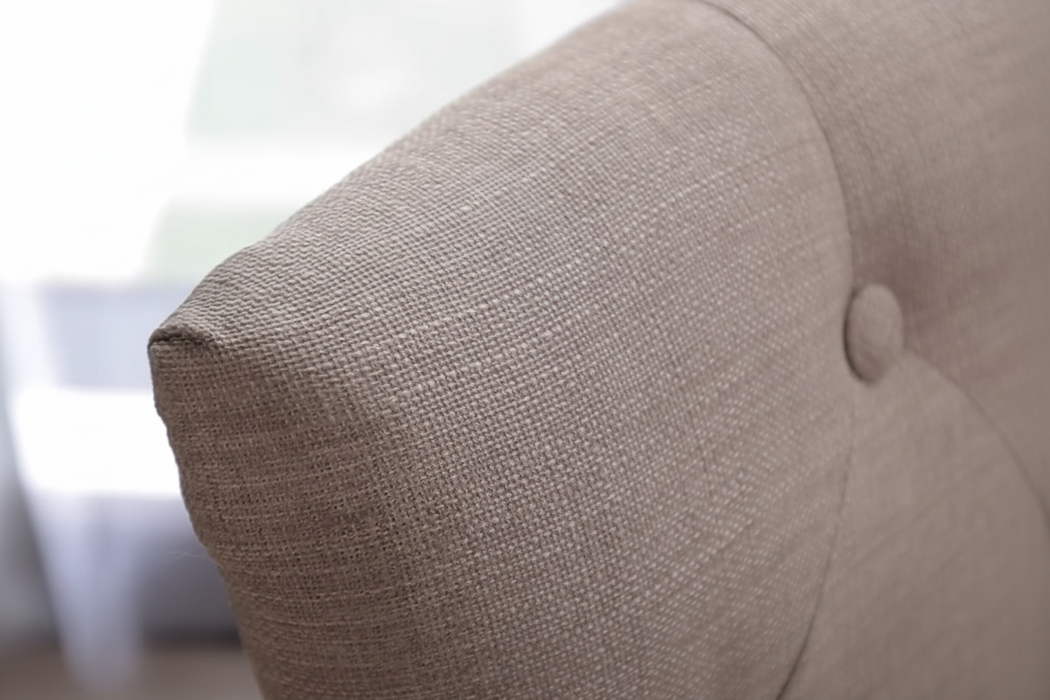 Monaro Upholstered Taupe Dining Chair