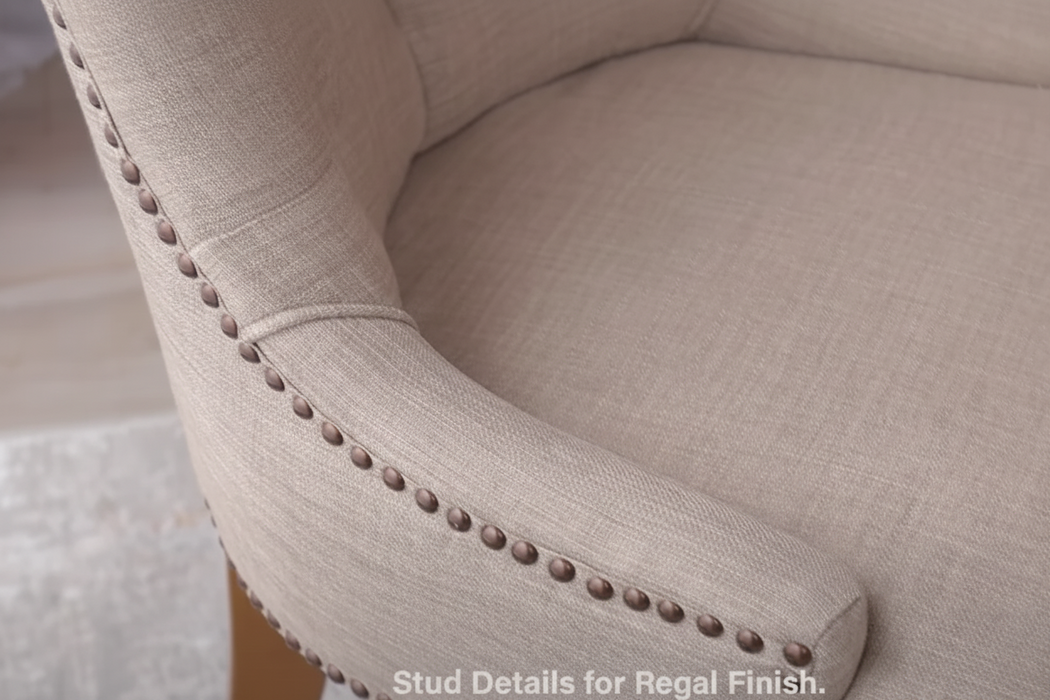 Monaro Upholstered Taupe Dining Chair