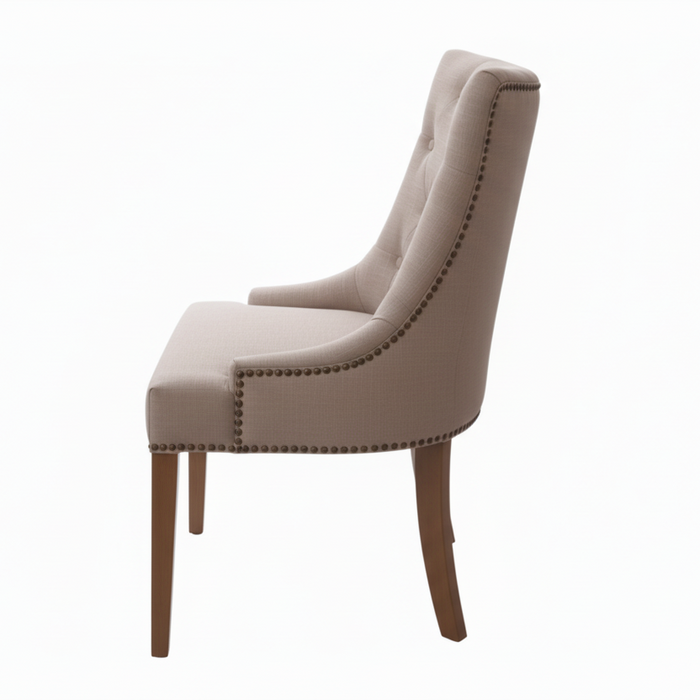 Monaro Upholstered Taupe Dining Chair