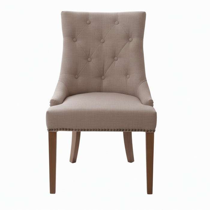 Monaro Upholstered Taupe Dining Chair