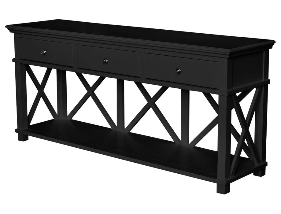 Sorrento White Hampton 3 Drawers Console Table
