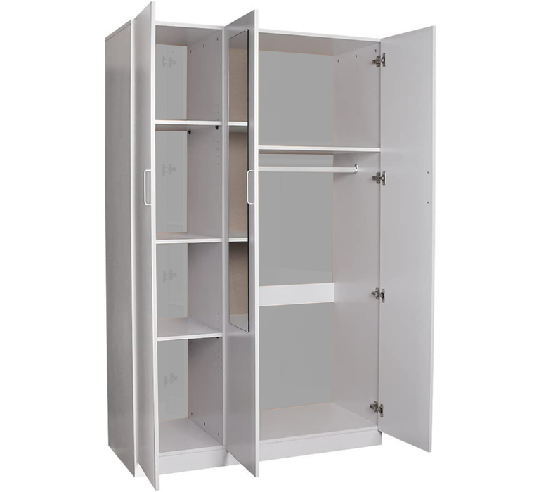 Campus 3 Door Mirrored Wardrobe