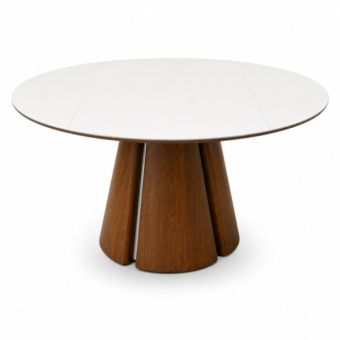 Auslar Modern Extendable Oval Dining Table | Stone Top