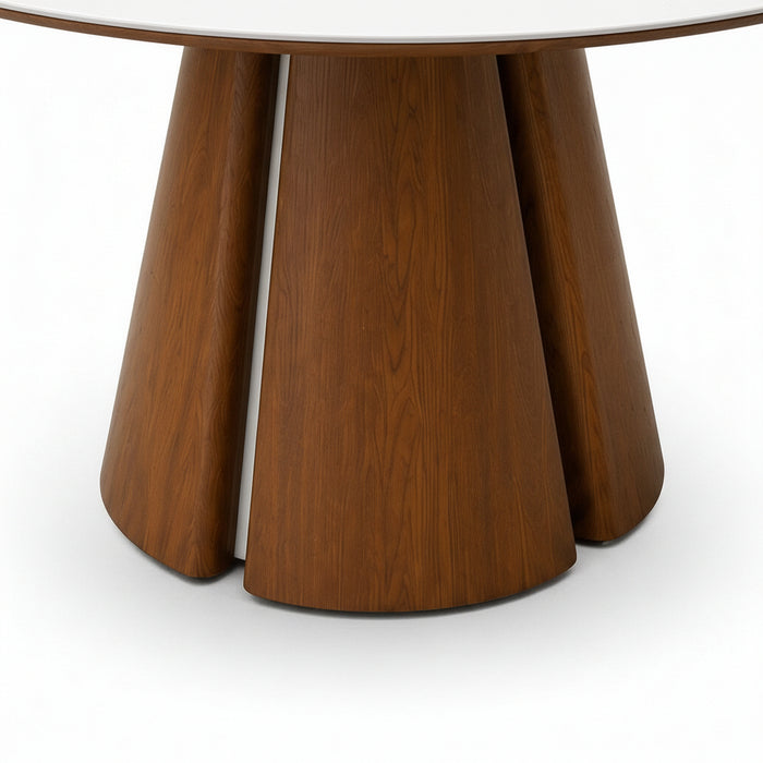 Auslar Modern Extendable Oval Dining Table | Stone Top