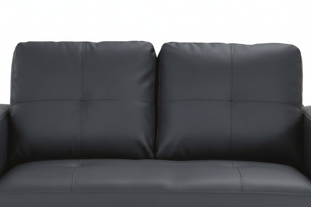 2 Seater Bianca Faux Leather Sofa - Fire Resistant