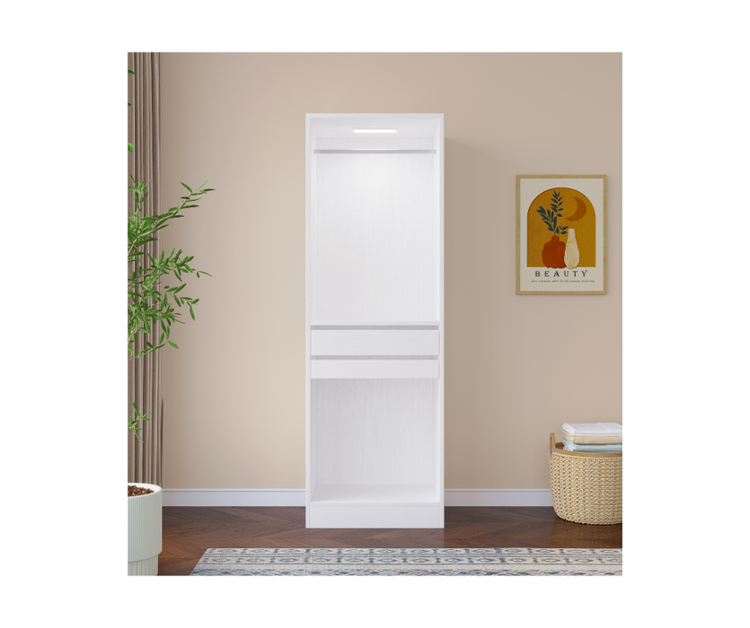 Botany 60cm Built-In Wardrobe - White