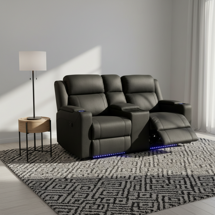 Acava 2 Seater Recliner Sofa in Fabric