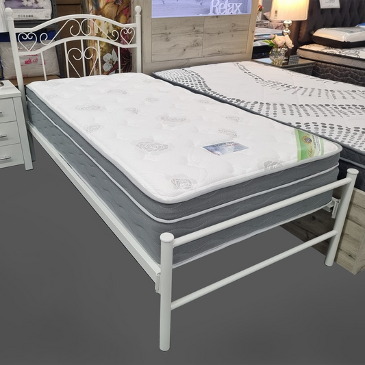 Biana Metal bed, White