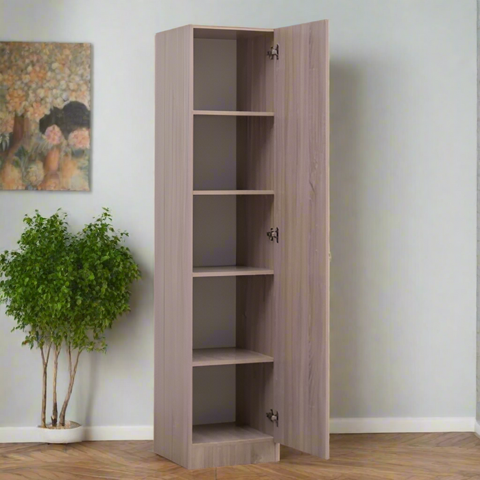 Biora Single Door Pantry 40cm oak