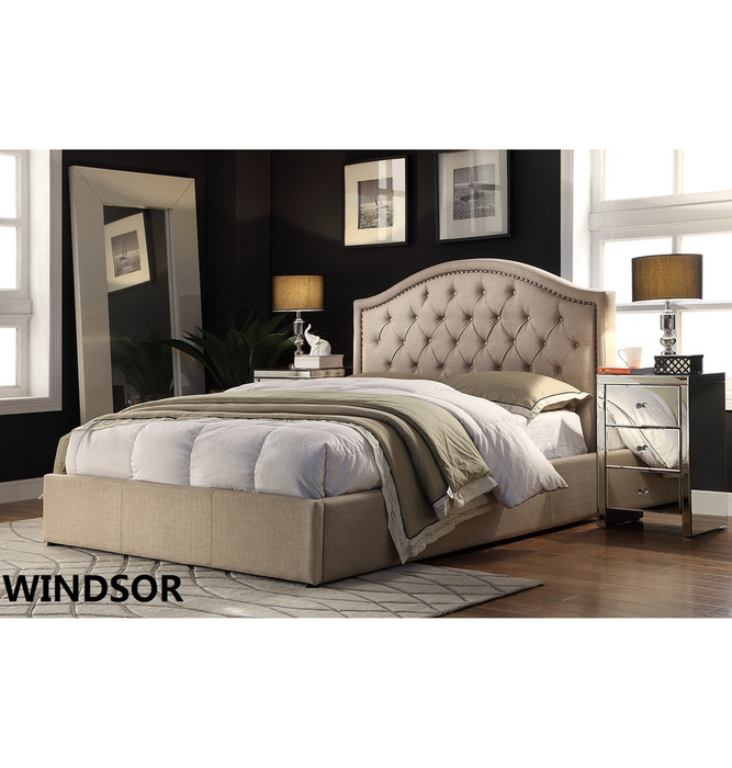 Windsor Tufted Bed Frame - 2 Colours