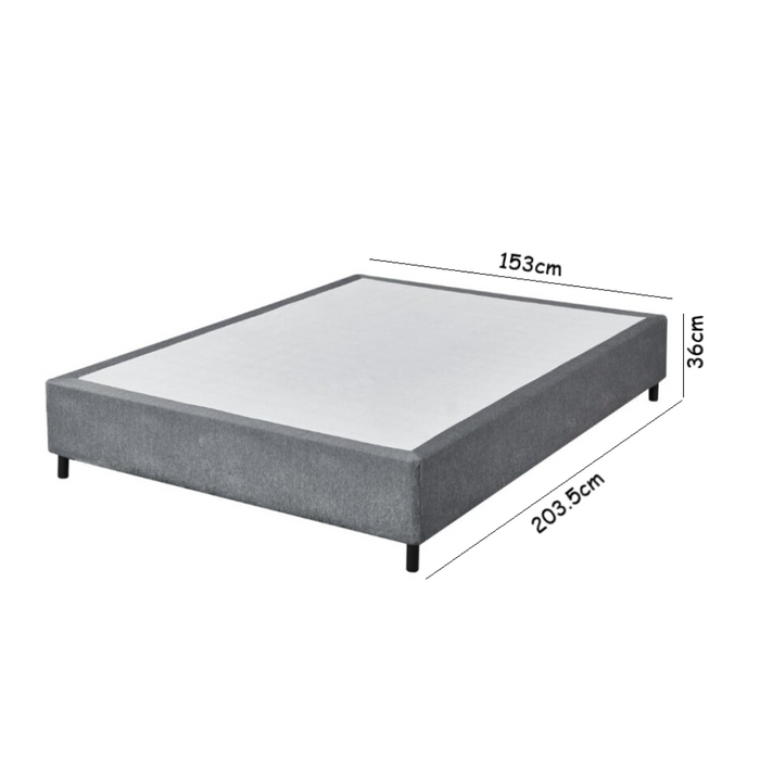 Glenbrook Queen Bed Base Grey