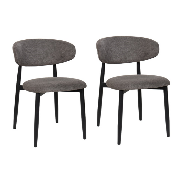Lusita Set of 2 Polyester Dining Chairs