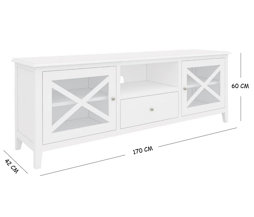 Hampton Medium Size Entertainment Unit, 170cm