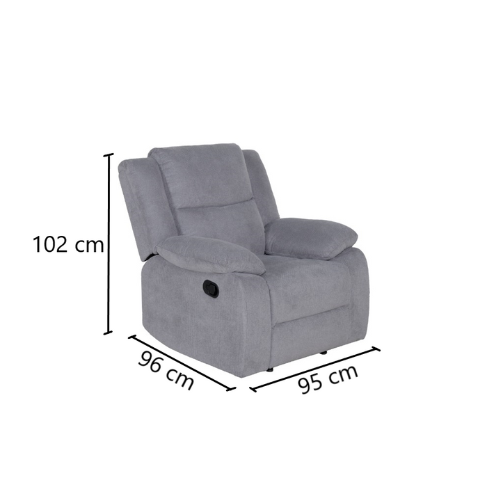 Rancher Single Recliner in Fabric