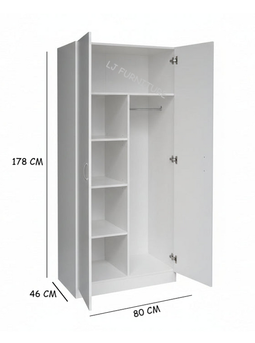Tasman Pantry Combo, White