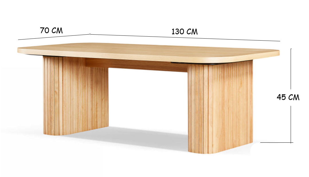 Melba Oak wood Coffee table