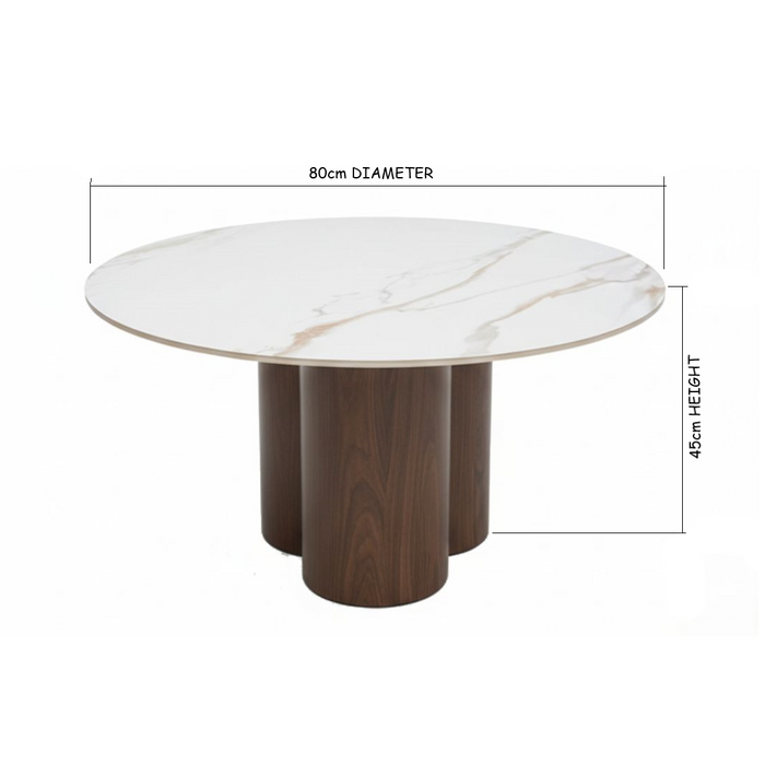 Milano Round Coffee Table 80cm
