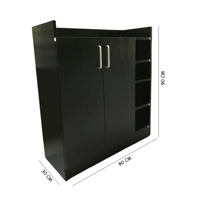 Redfern Shoe Cabinet Black FULLY ASSEMBLED