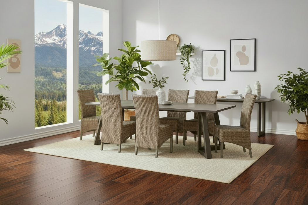 2.8m Kakadu 9 Piece Dining set