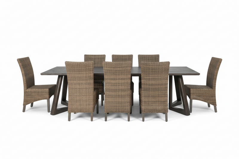 2.8m Kakadu 9 Piece Dining set