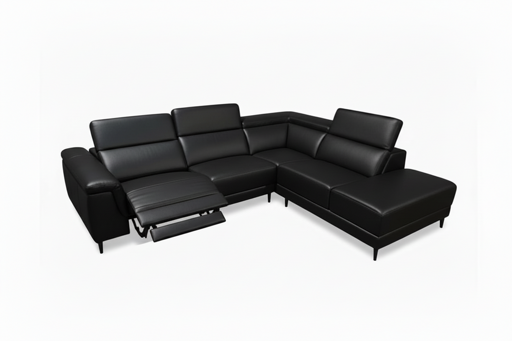 Opera 4 Seater End Recliner Lounge lounge Chaise in Fabric