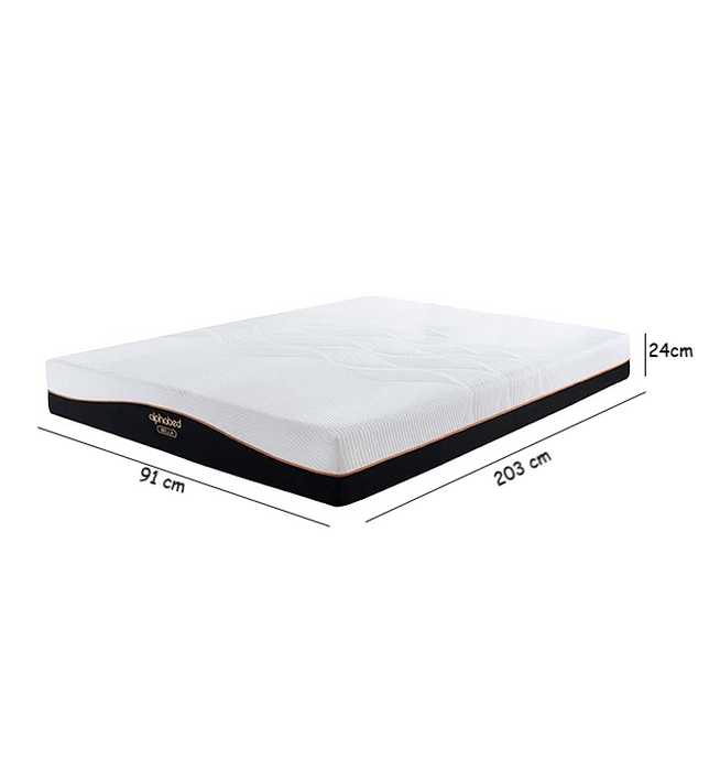 Astra Long Single Mattress with Gel Memory Foam