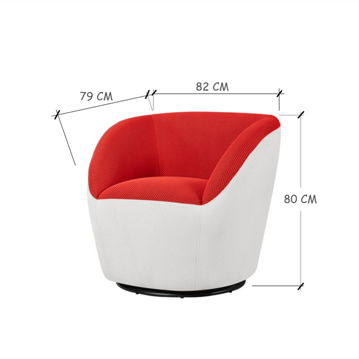Vortex Swivel Chair - Red