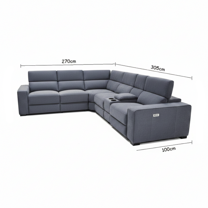 Hudson Corner Modular Lounge in Fabric