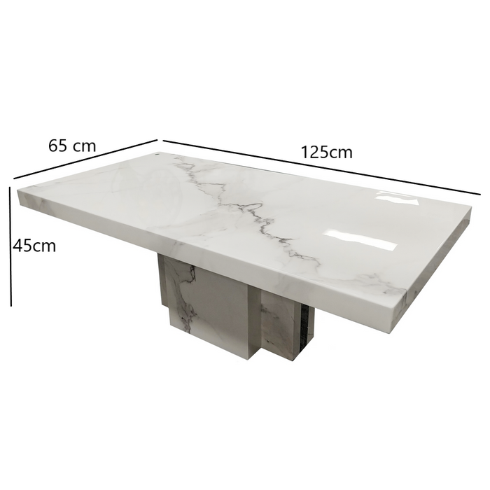 New Castle Stone Coffee Table 125cm x 65cm