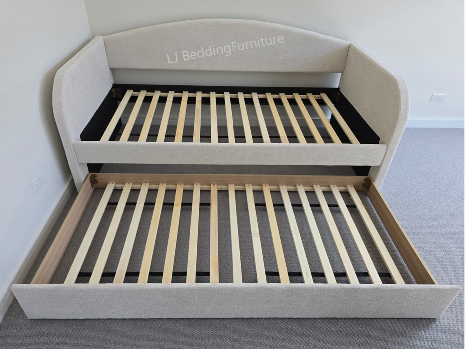 Charlotte Single Daybed with Trundle - Pearl Weave