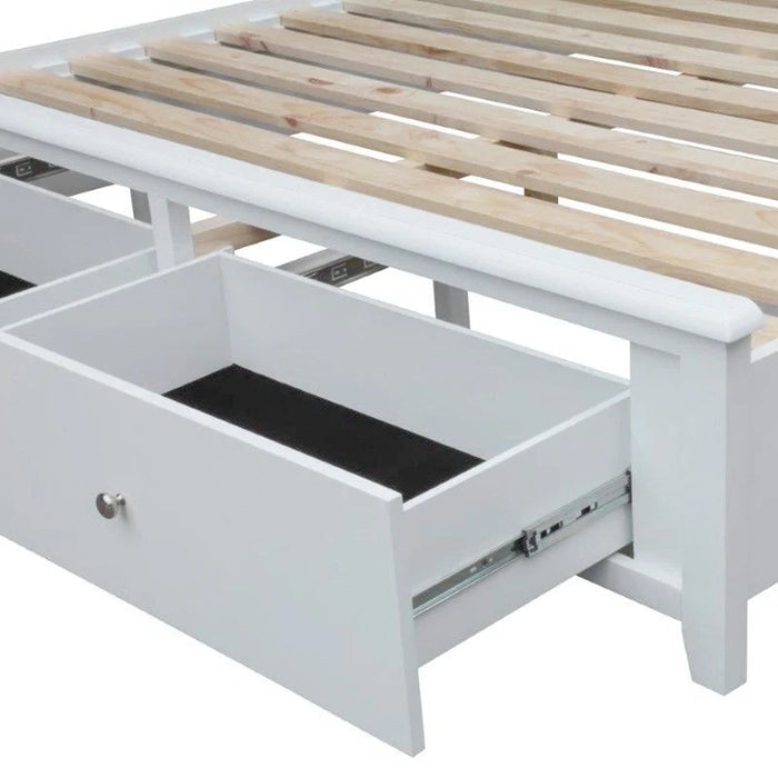 Coast Double Timber Bed with Drawers