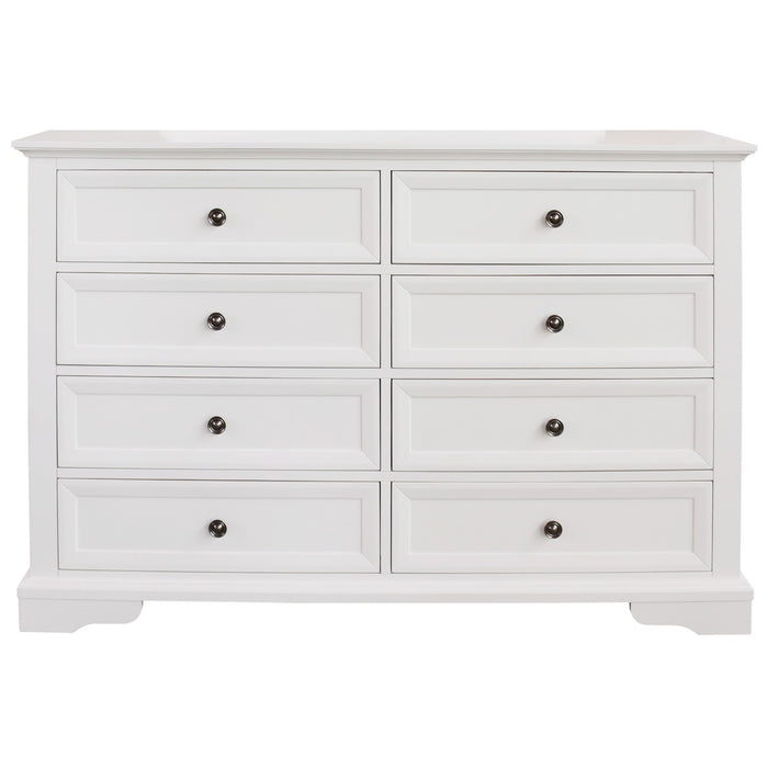 Sala 1.55m 8 Drawer Dresser - White