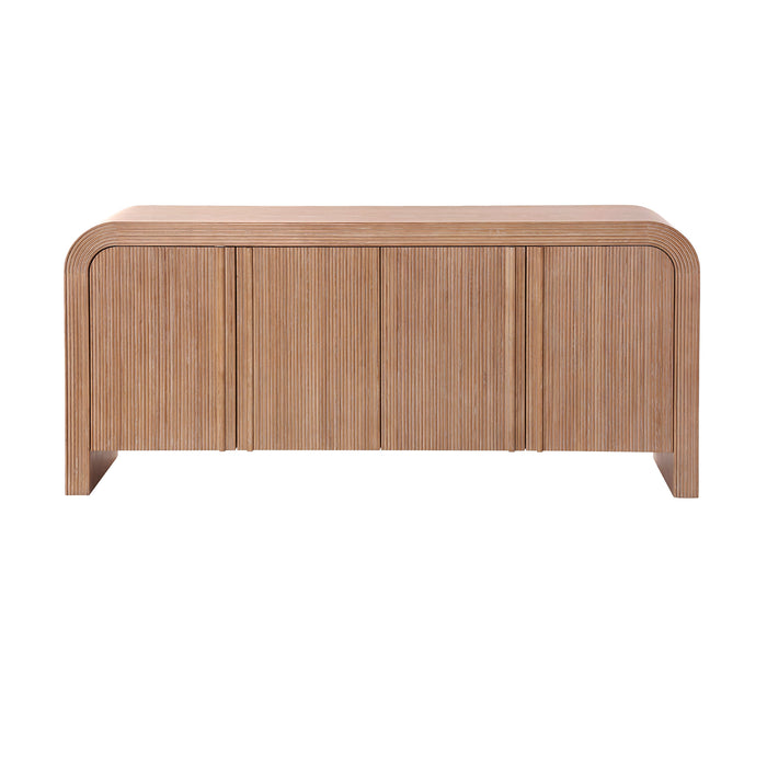Birkwood  4 Door Side Board Buffet Natural