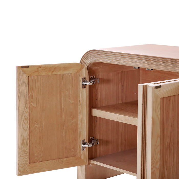 Birkwood  4 Door Side Board Buffet Natural