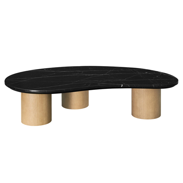 Sculptura Marble Coffee Table Black