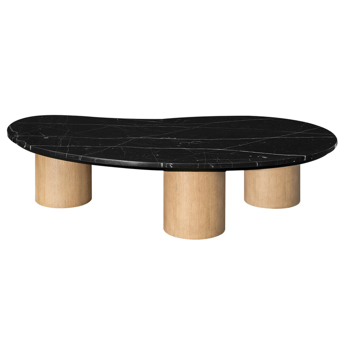 Sculptura Marble Coffee Table Black