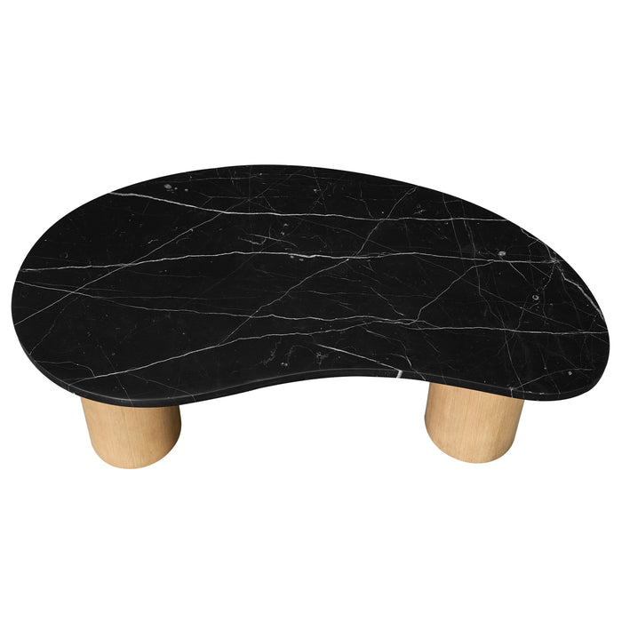 Sculptura Marble Coffee Table Black