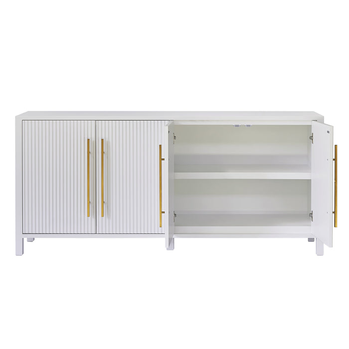 Mayfair 180cm 4 Door Sideboard Buffet , White