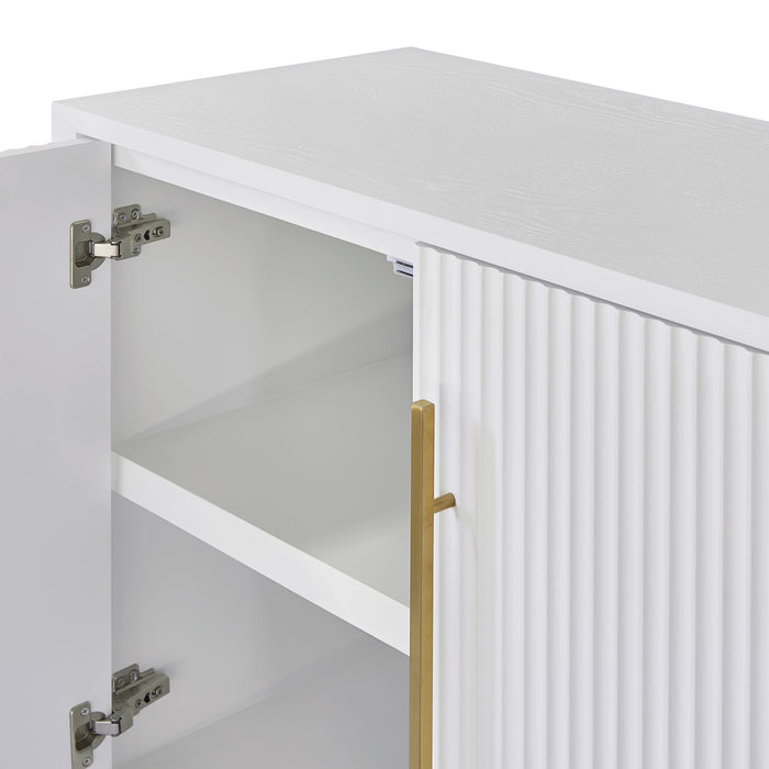 Mayfair 180cm 4 Door Sideboard Buffet , White