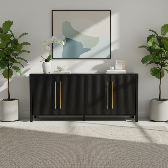 Essence 4 Door Sideboard Buffet , White