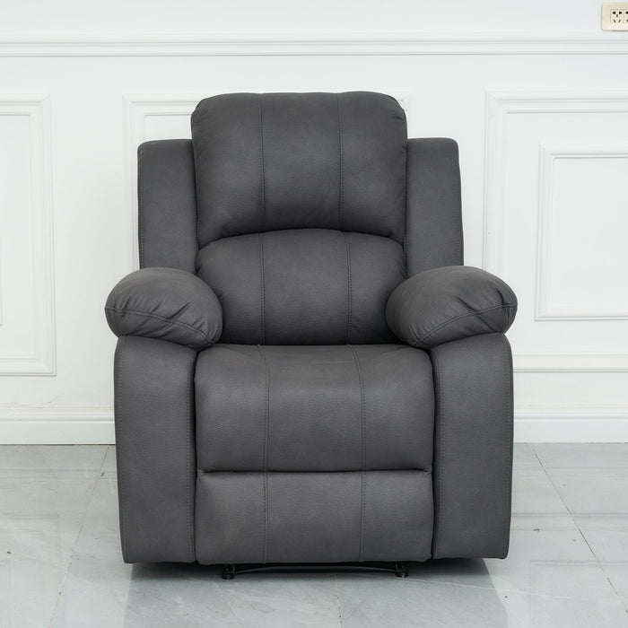 Charcoal Morgan Manual Recliner Chair