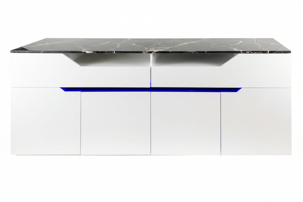 Wallace Sideboard Buffet Marble Top 200cm