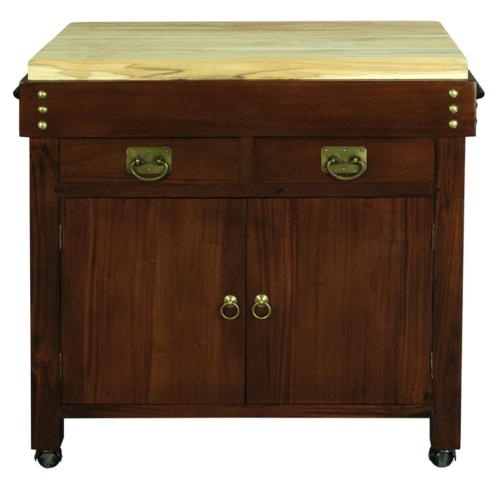 Heritage 2 Door 2 Drawer Butcher's Block