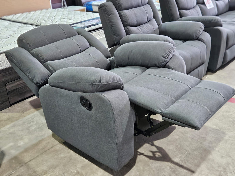 Alton 5 Seater Fabric Recliner Sofa Set