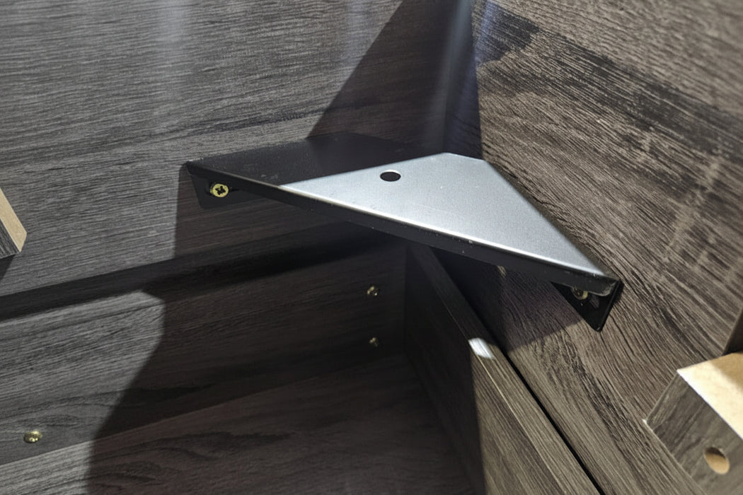 Boston Gas Lift Bed Charcoal