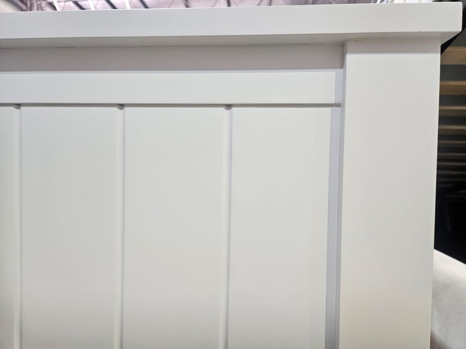 White Florence Queen Bed Frame