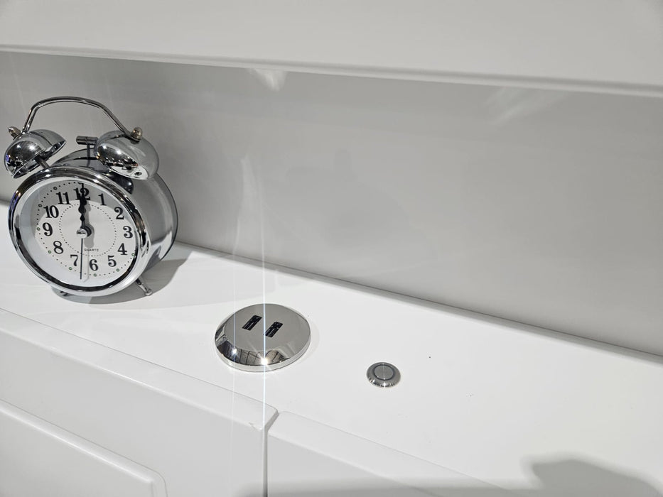 Vanice Queen Timber Gas Lift Bed