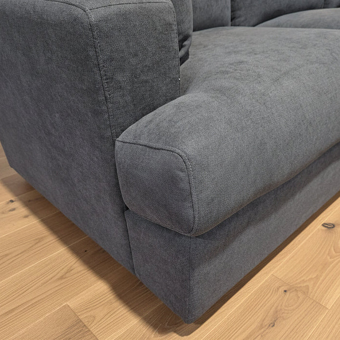 Sussex 5 Seater Corner Lounge - Dark Grey