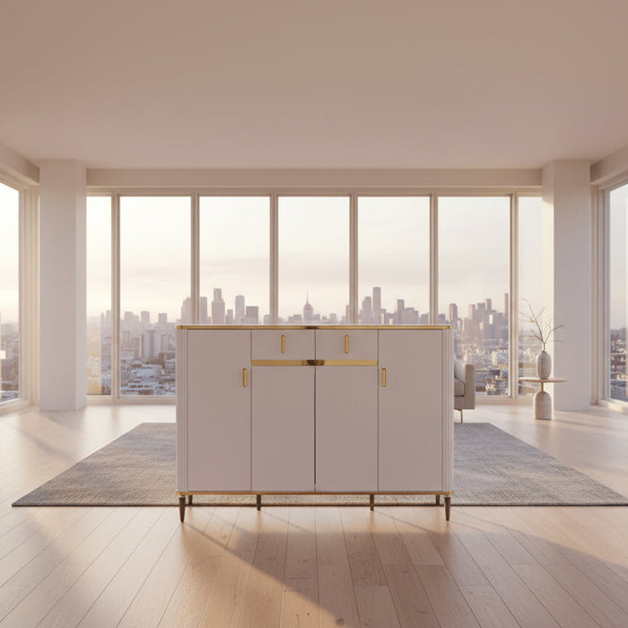 Amarelle 4 Door Shoe Cabinet, ASSEMBLED